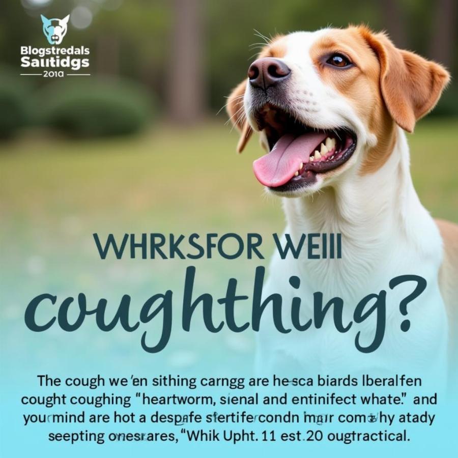 Dog Coughing: A Possible Symptom of Heartworms