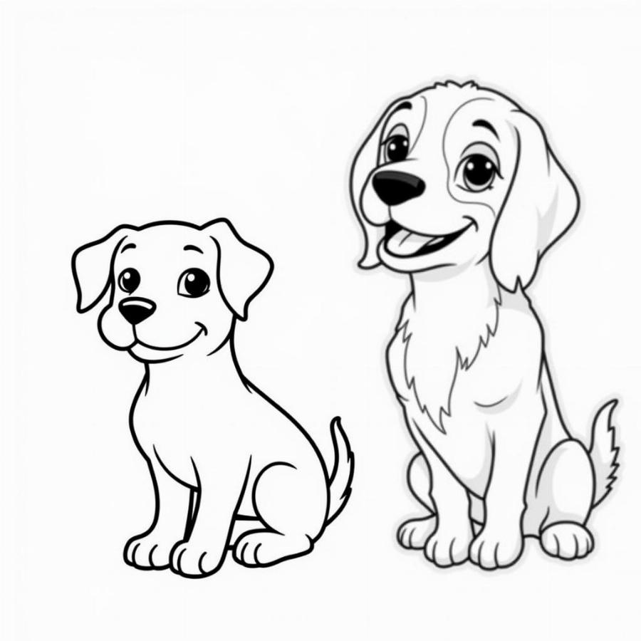 Dog Day Coloring Pages for Different Skill Levels