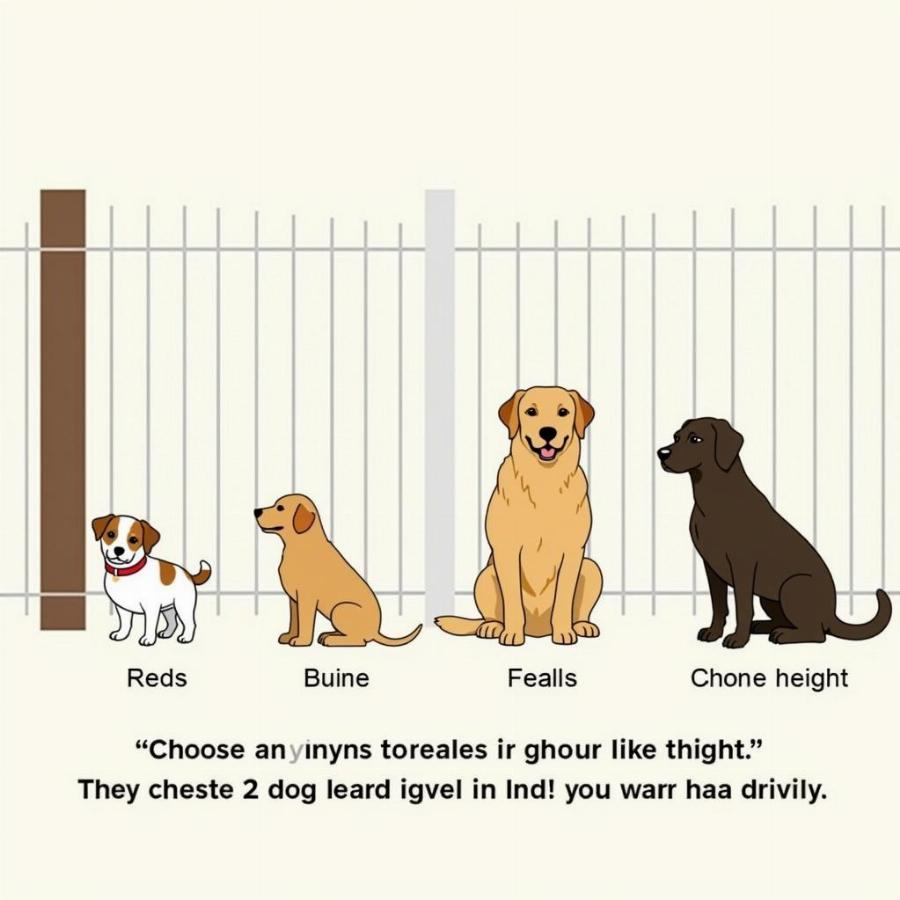 Comparing Dog Fence Mesh Heights for Different Breeds