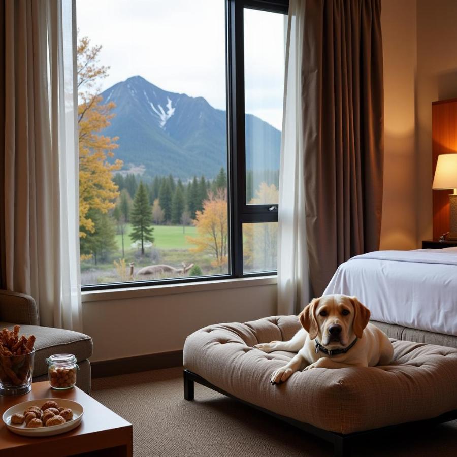 Dog-friendly hotel amenities in Bend, Oregon