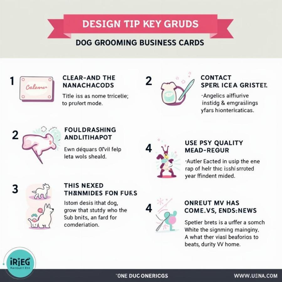 Dog Grooming Business Card Design Tips