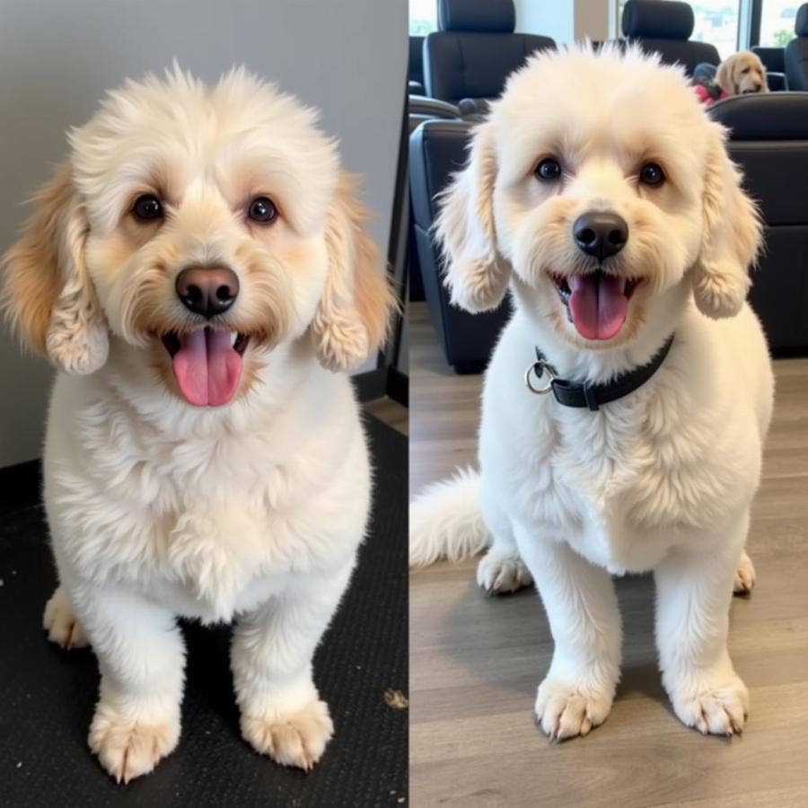 Happy Dog After Grooming Session in Lacey, WA