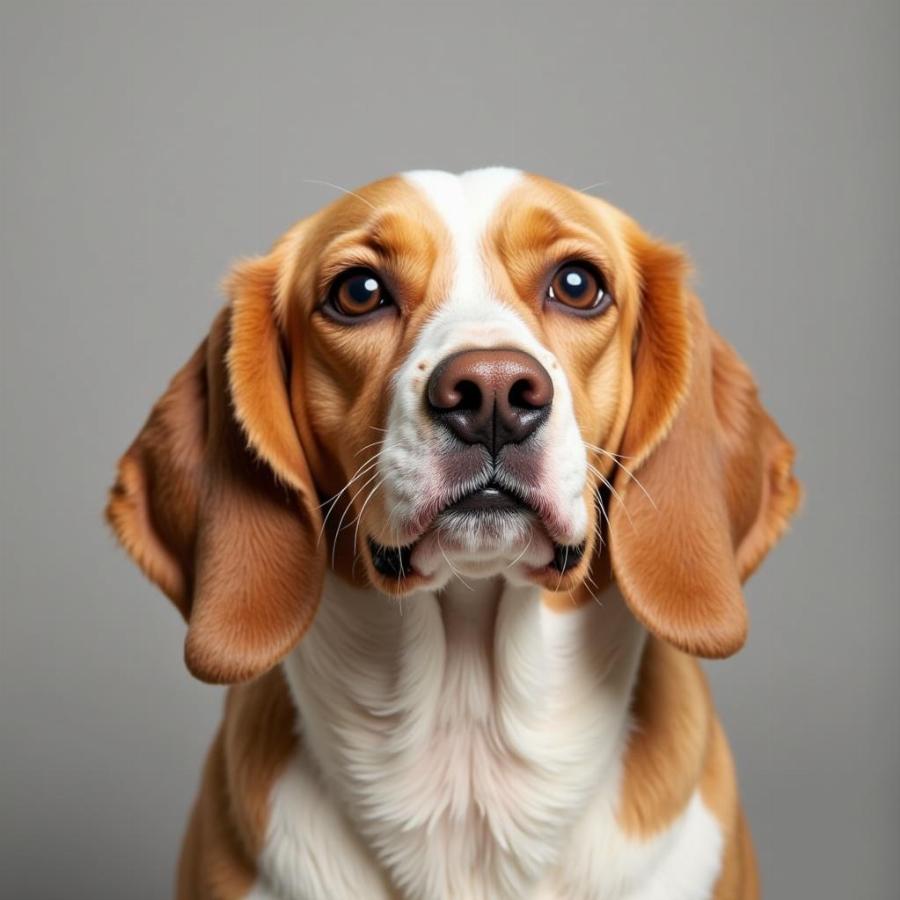 Dog with Vestibular Disease Shaking Head