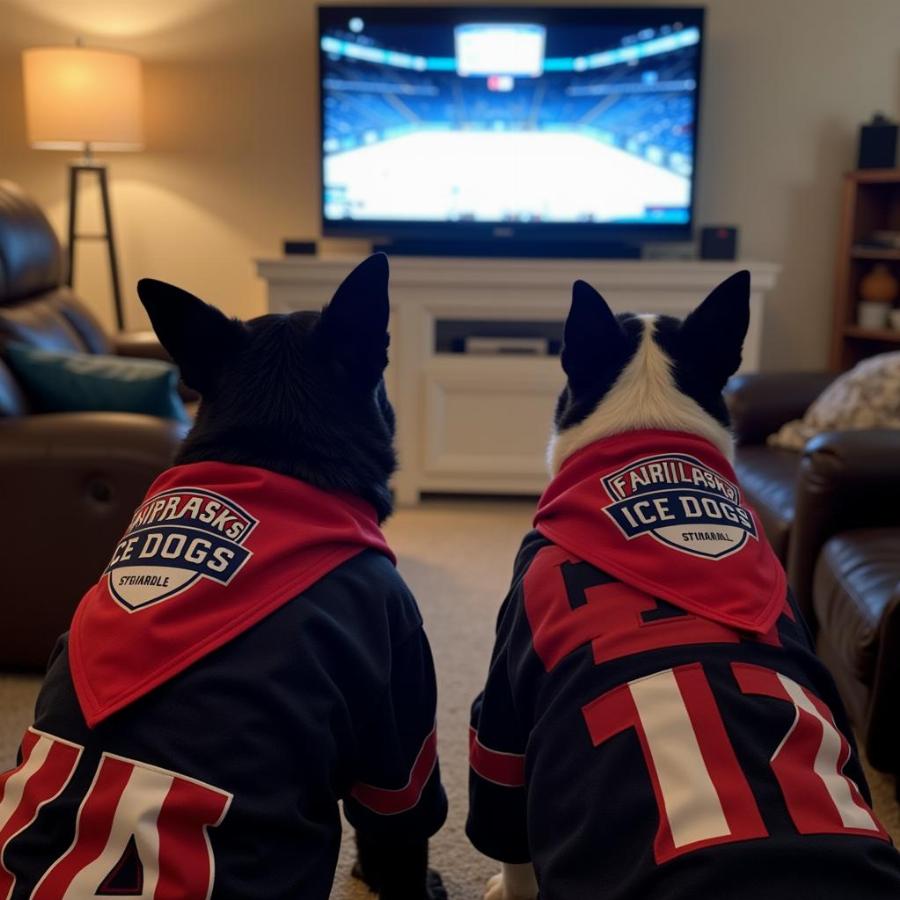 Dog in Fairbanks Ice Dogs Gear