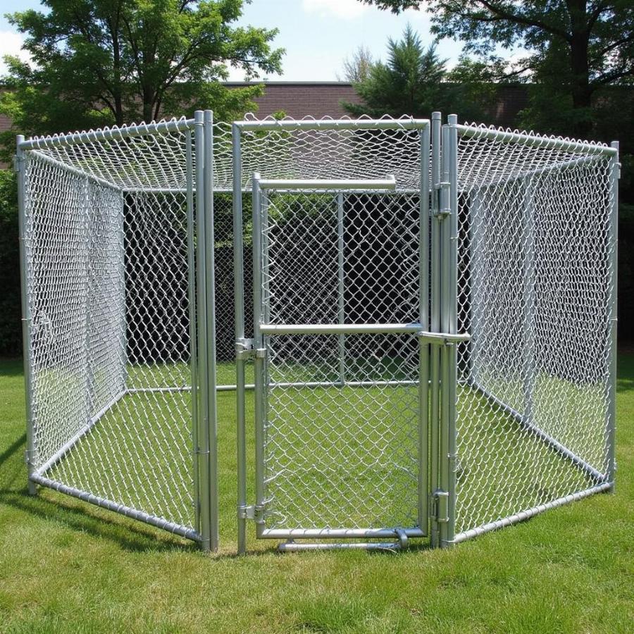 Dog Kennel Run: Size and Security Considerations