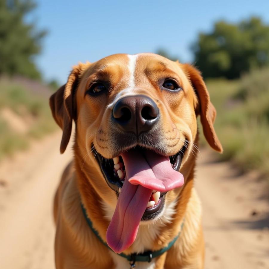 Dog Panting in Hot Weather