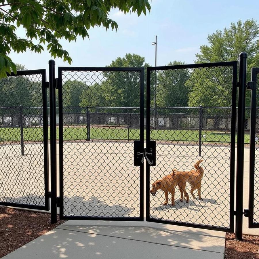 Secure Dog Park Fencing and Gates