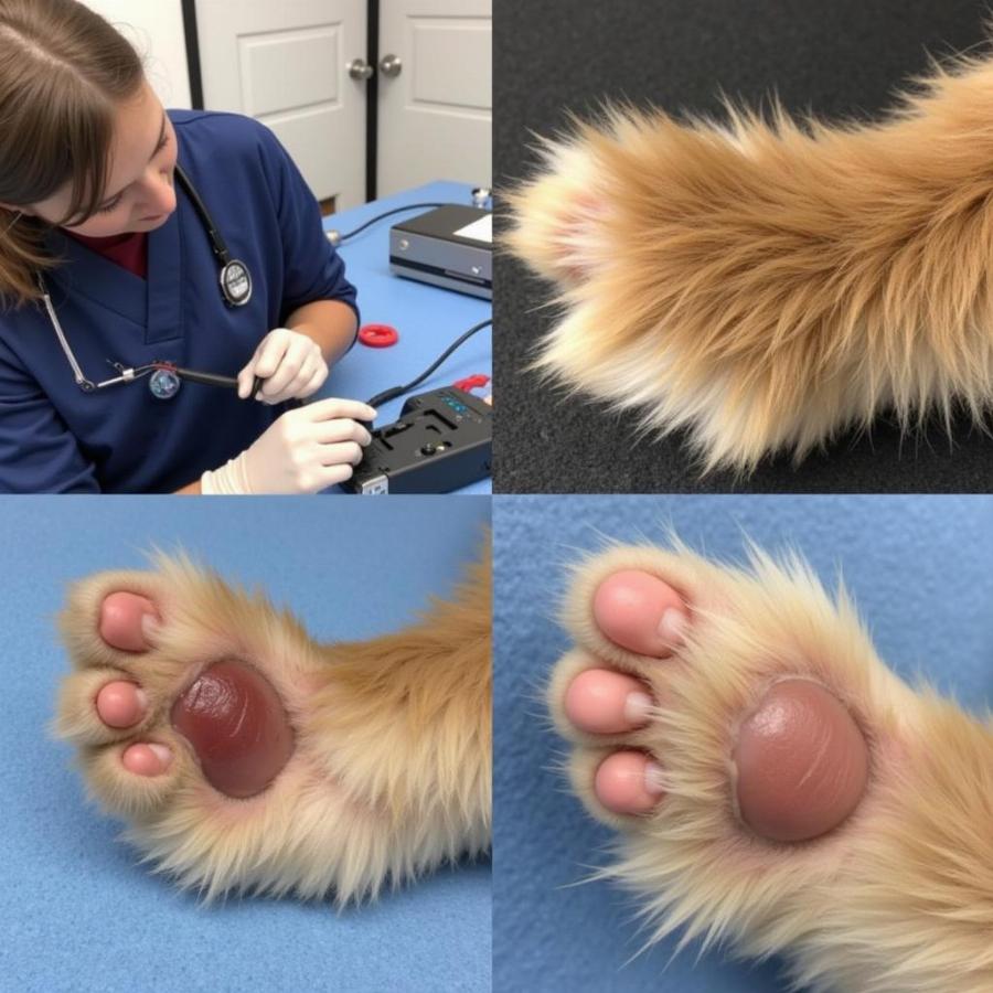 Surgical Removal of a Dog Paw Cyst