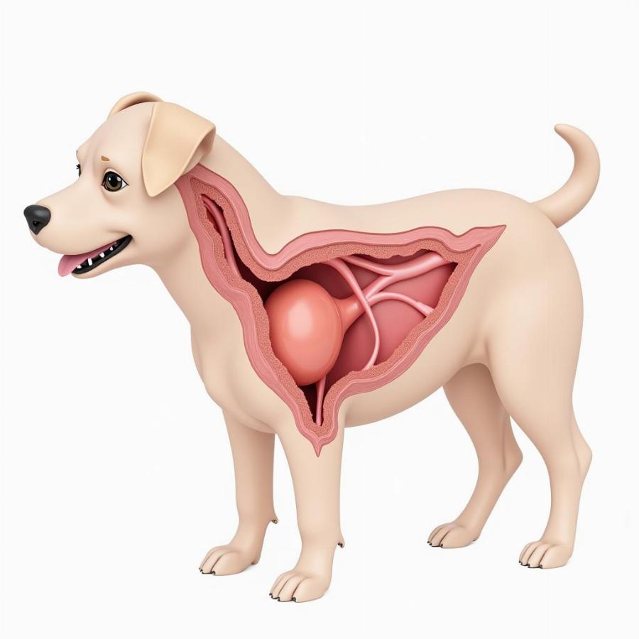 Dog Reproductive System Diagram