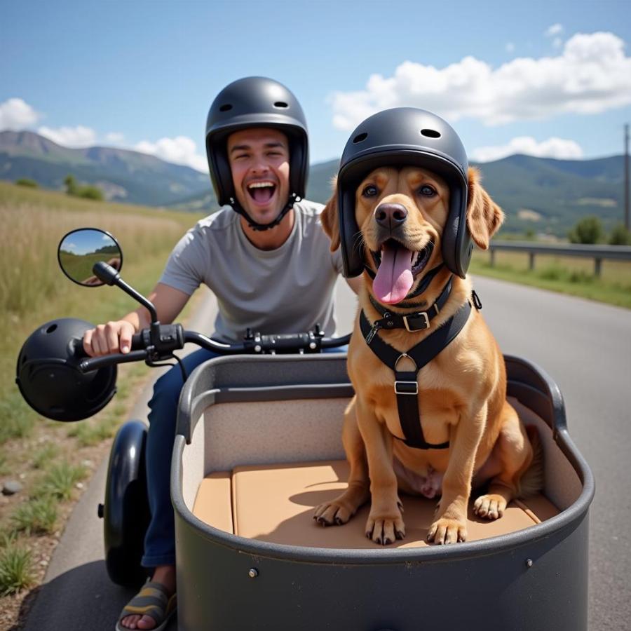 Enjoying a Sidecar Ride with Your Dog