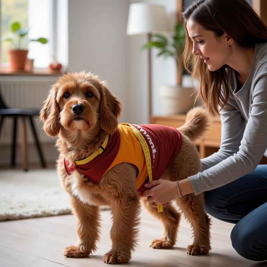 Dog Thanksgiving Clothes Fitting Guide