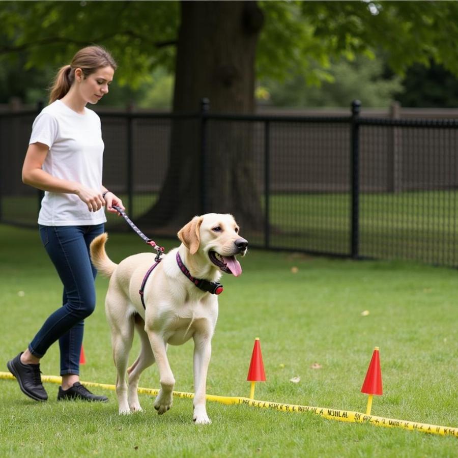 Dog Training with an E-Fence