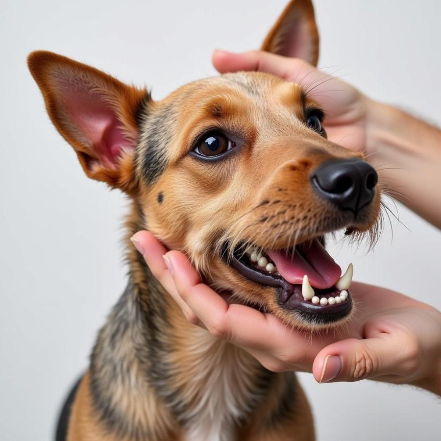 Dog with Warm Ears Due to Allergies