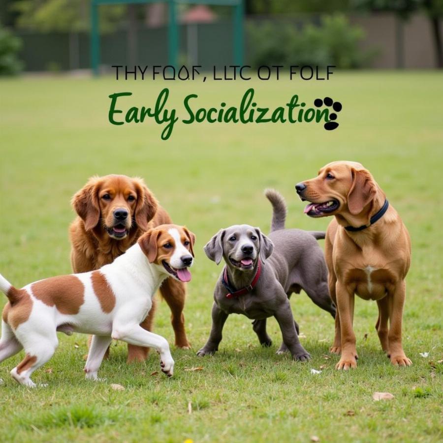 Dogs Playing Together: The Importance of Socialization