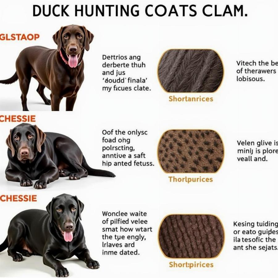 Comparing Coats of Duck Hunting Dogs