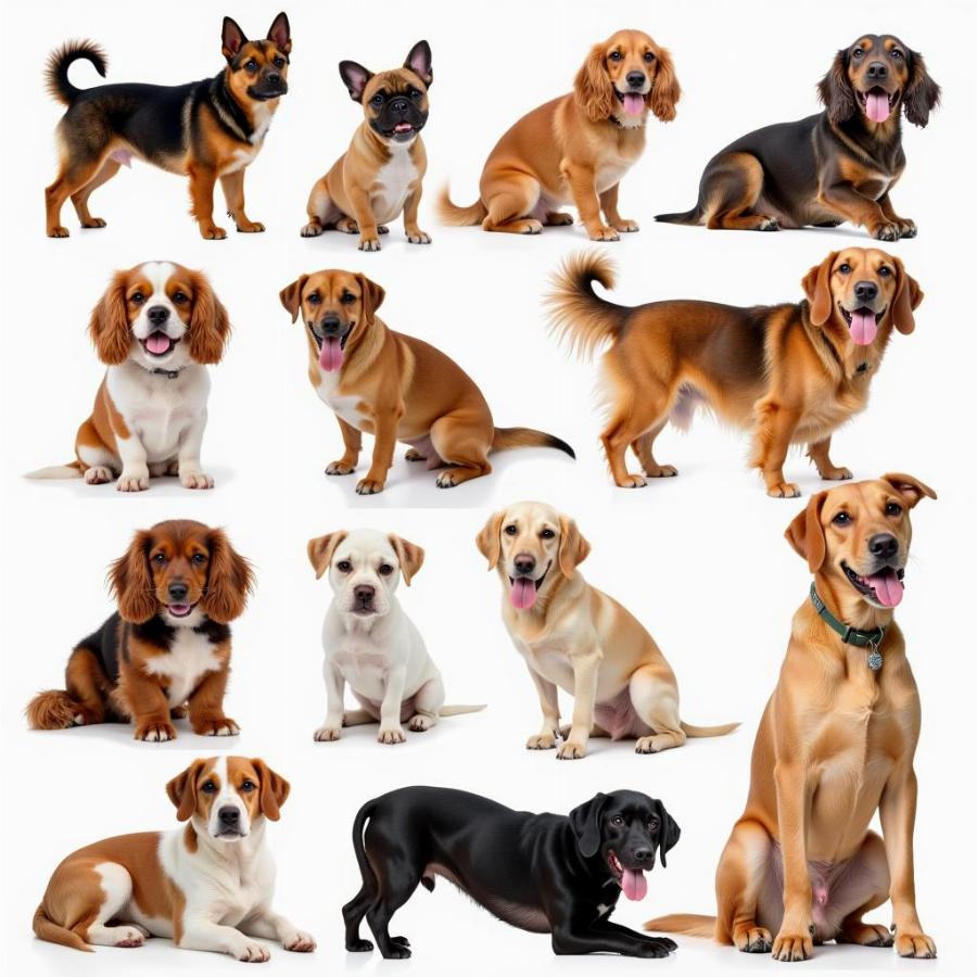 Different Female Dog Breeds