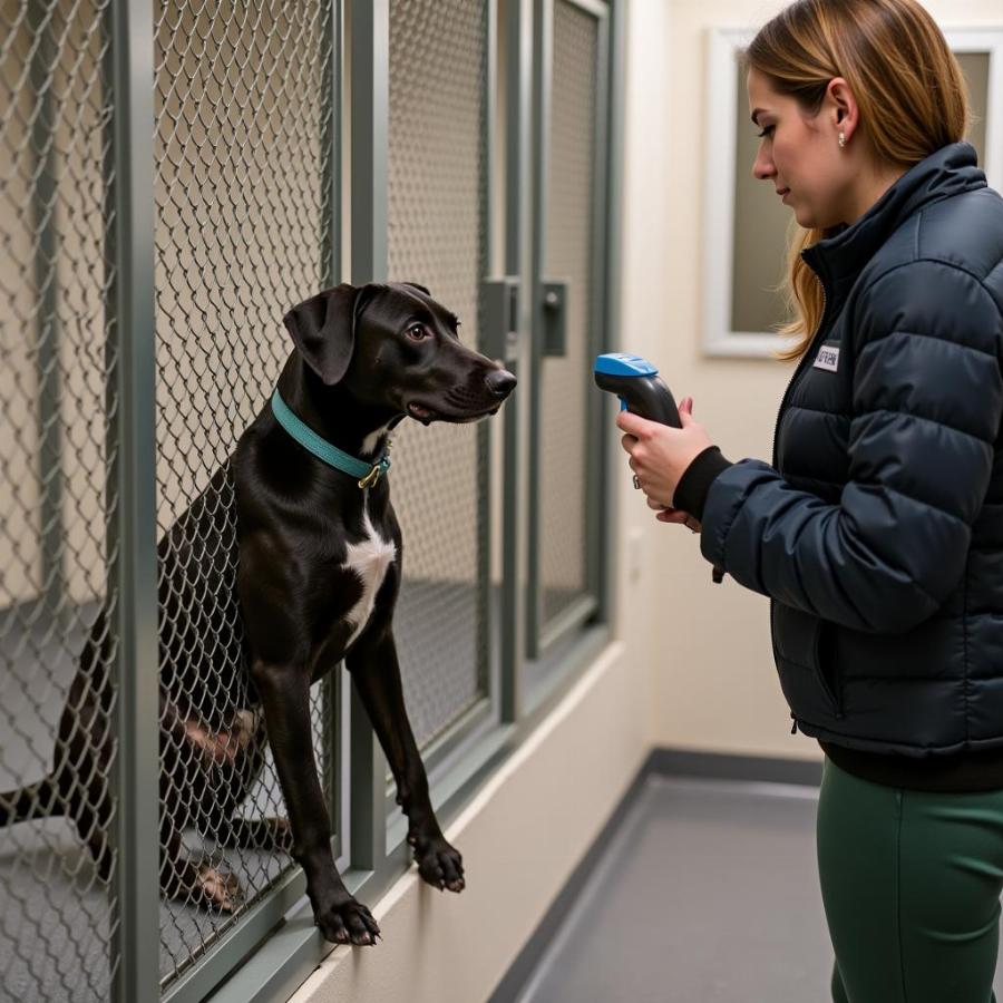 Found Dog at a Phoenix Animal Shelter