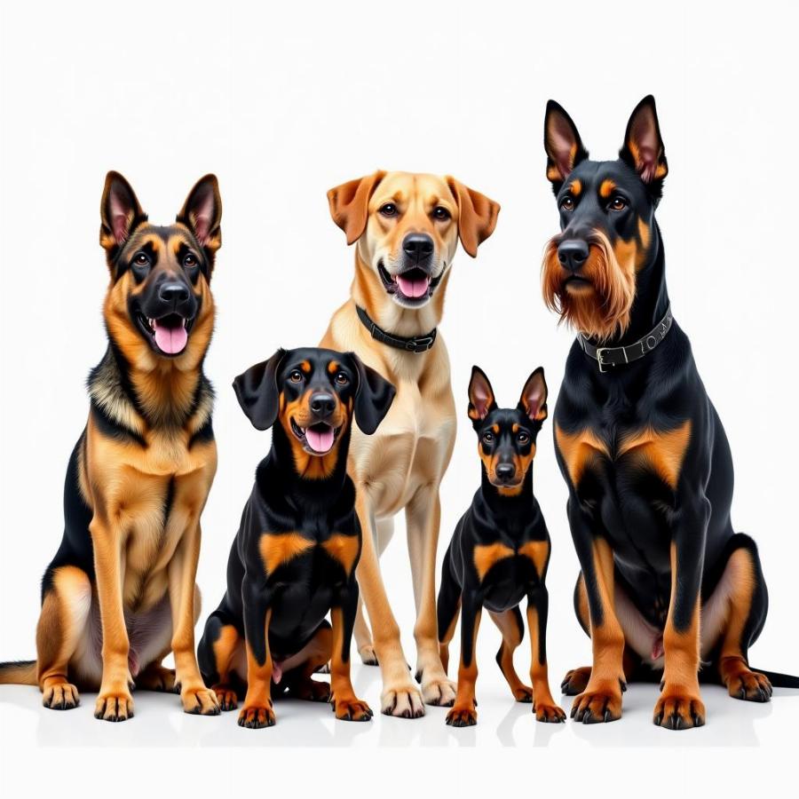 Popular German Dog Breeds: German Shepherd, Dachshund, Rottweiler, Doberman, Giant Schnauzer