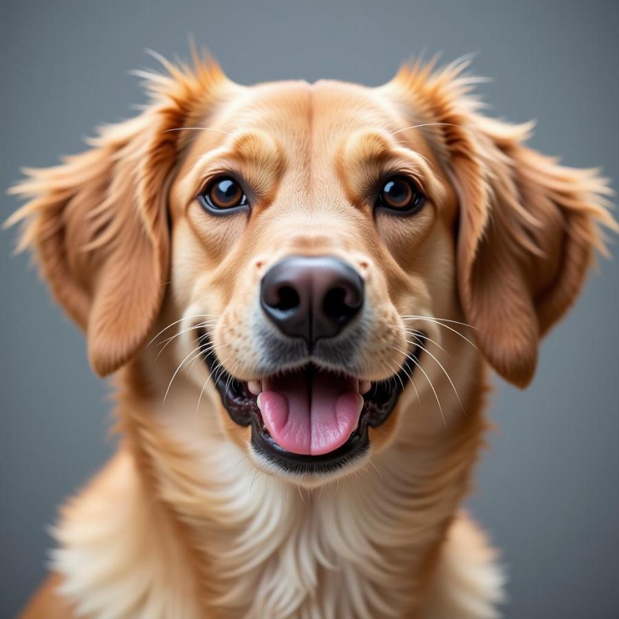 Happy Groomed Dog