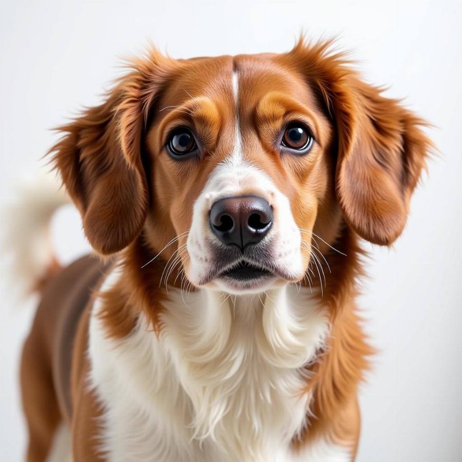 Healthy Dog with Shiny Coat