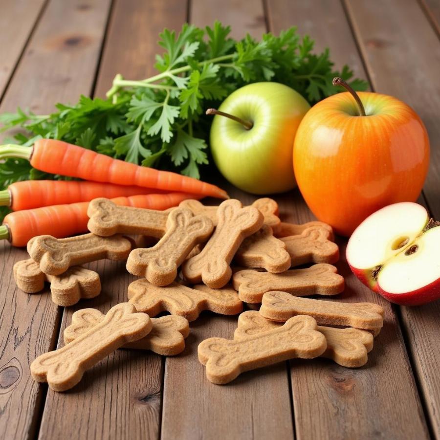 Assortment of Healthy Dog Treats