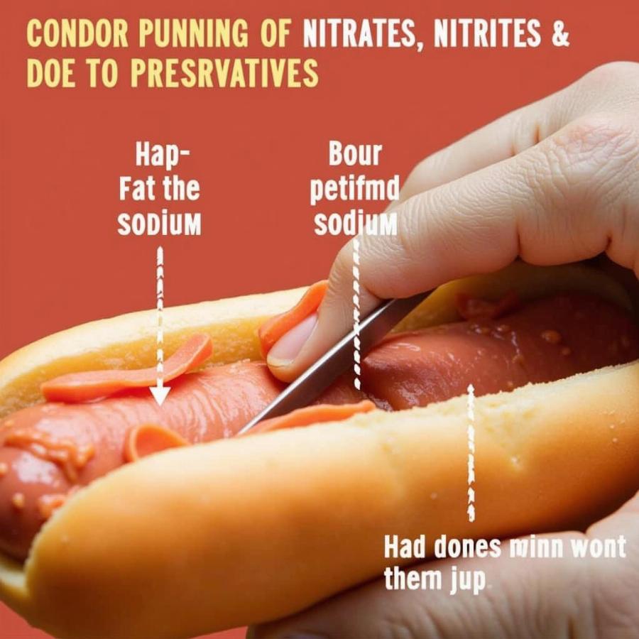 Hot dog ingredients harmful to dogs