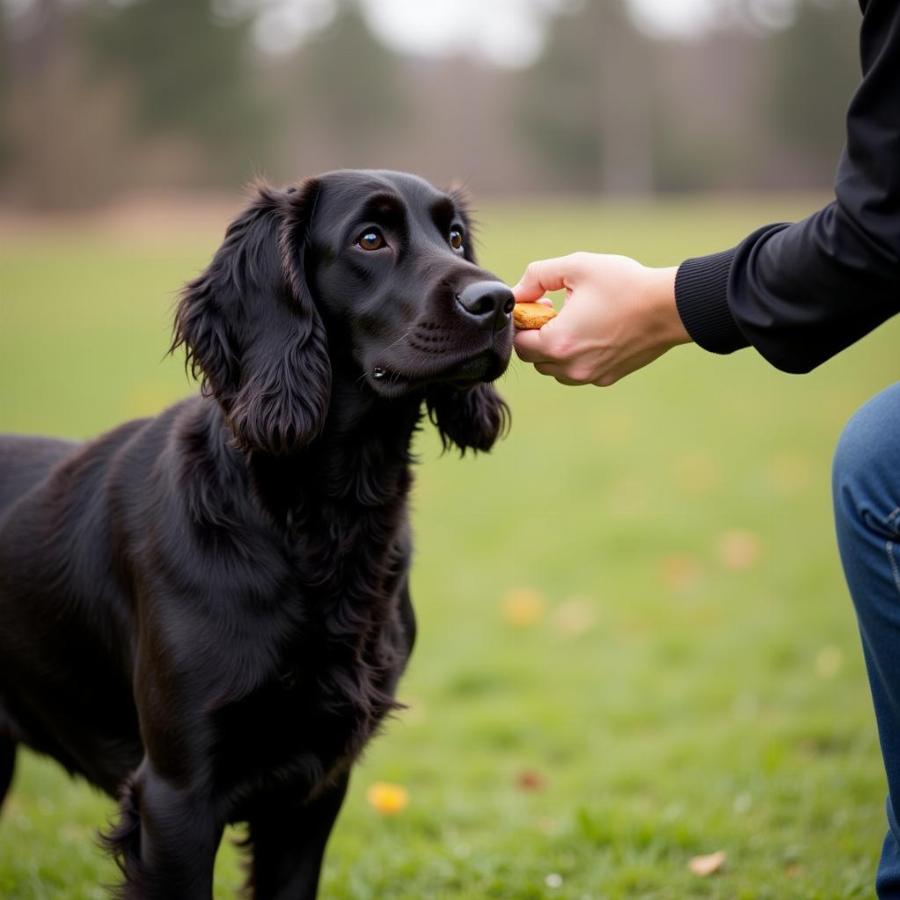 Huấn luyện chó Cocker Spaniel đen