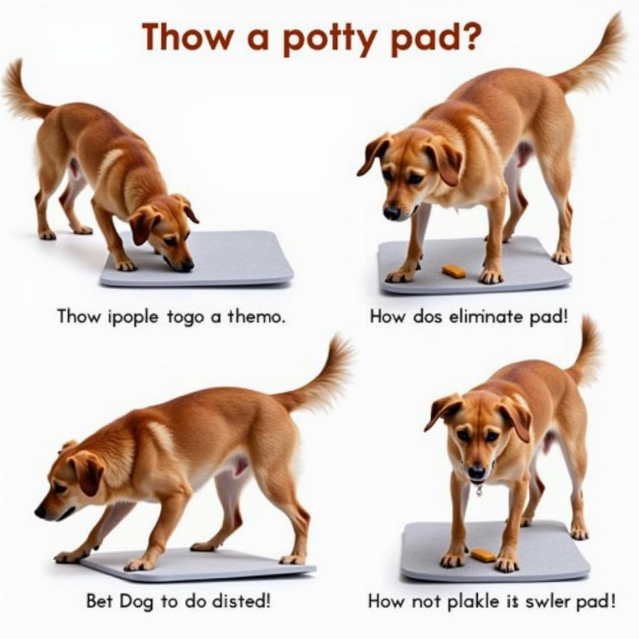 Guiding Your Dog to Use the Potty Pad