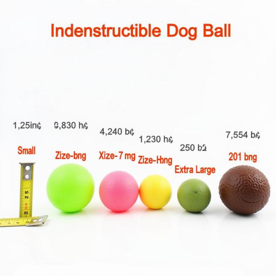 Indestructible Dog Ball Sizes