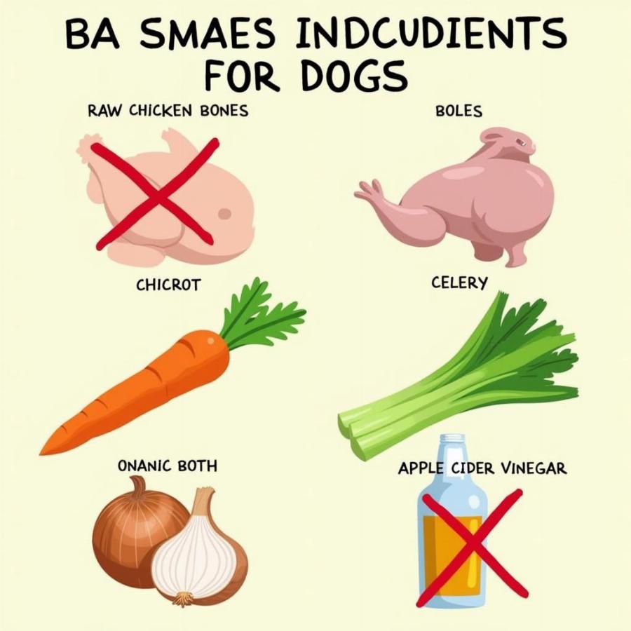 Safe Ingredients for Dog Bone Broth