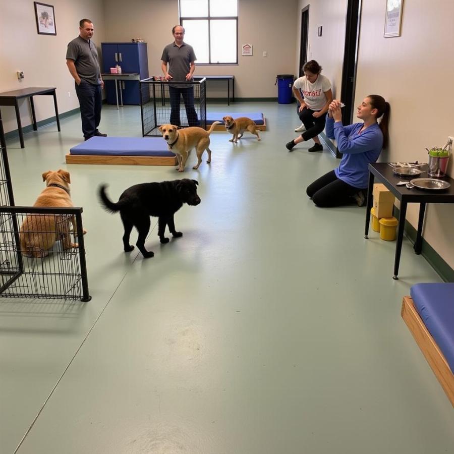 Checking the Facilities of a Dog Daycare