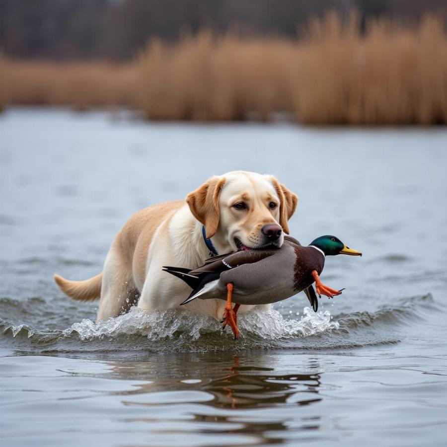 Chó Labrador Retriever săn vịt