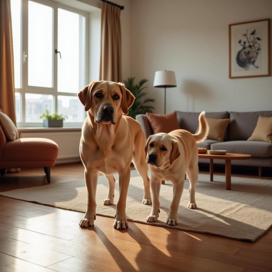 Training a Large Dog in an Apartment