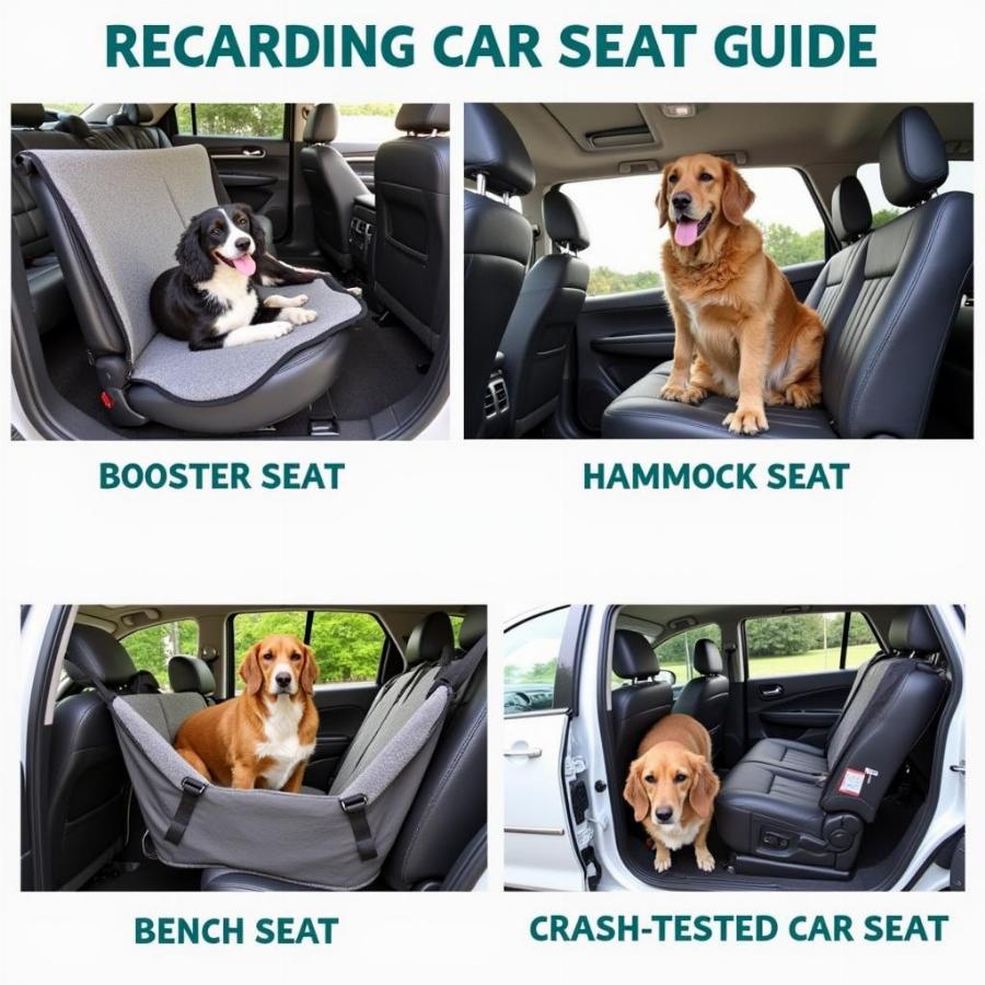 Types of Car Seats for Large Dogs