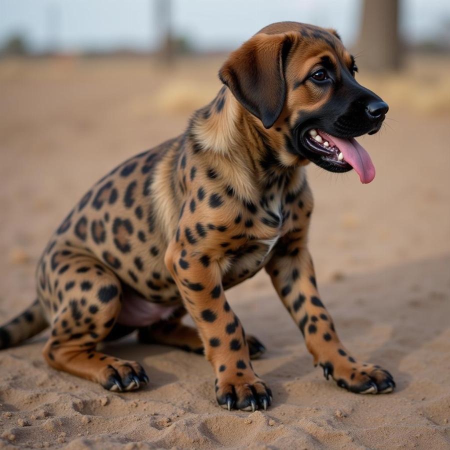 Training a Louisiana Leopard Dog Puppy