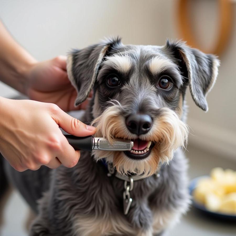 Grooming a Low-Shedding Protective Dog