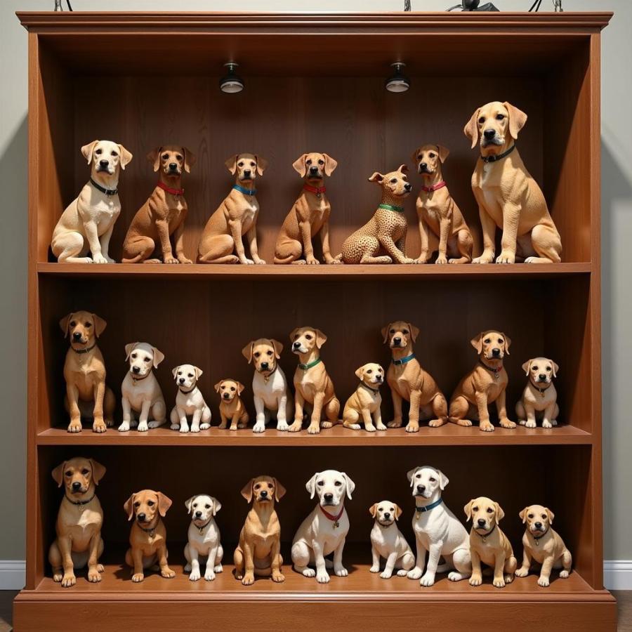 LPS Brown Dog Collection Display