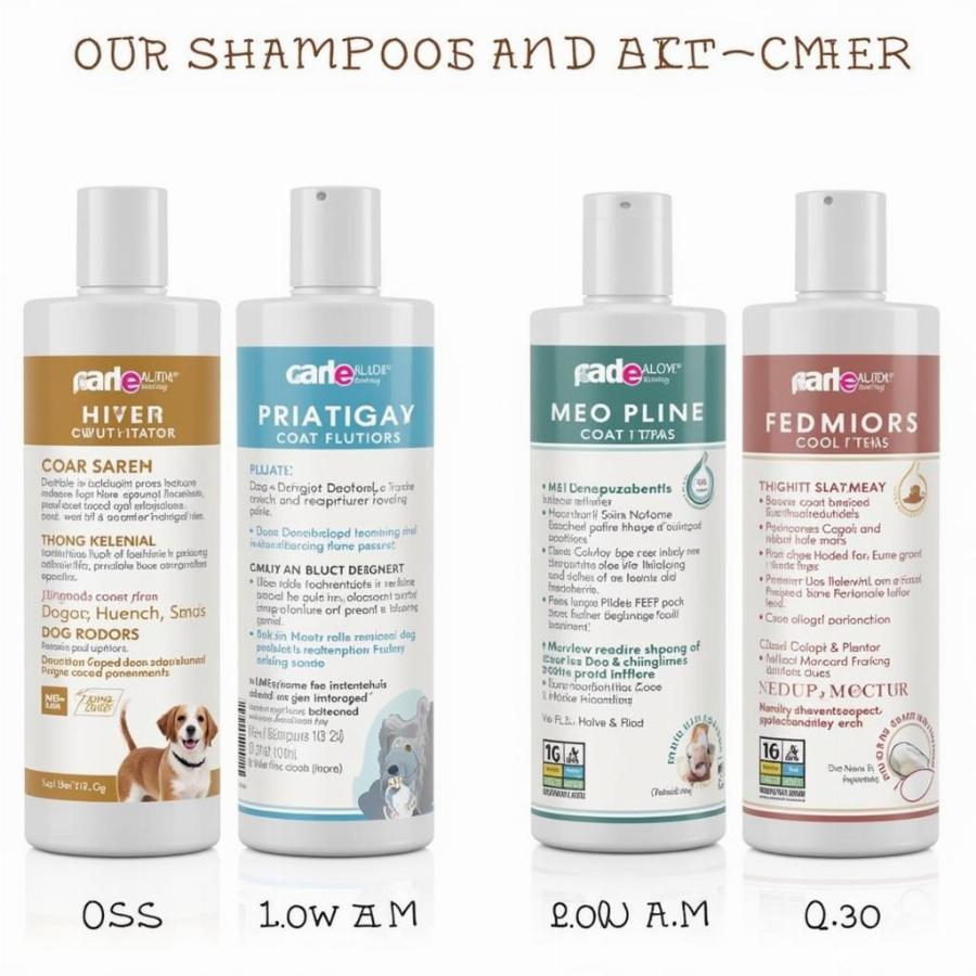 Choosing the right dog shampoo