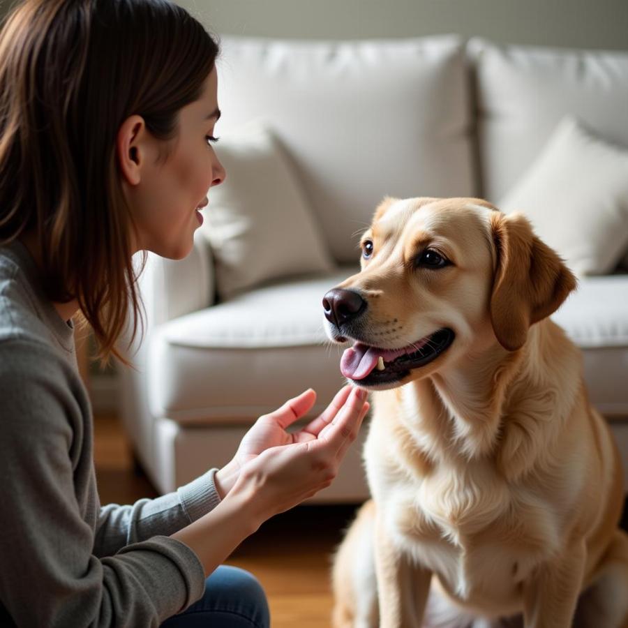 Managing excitement in senior dogs