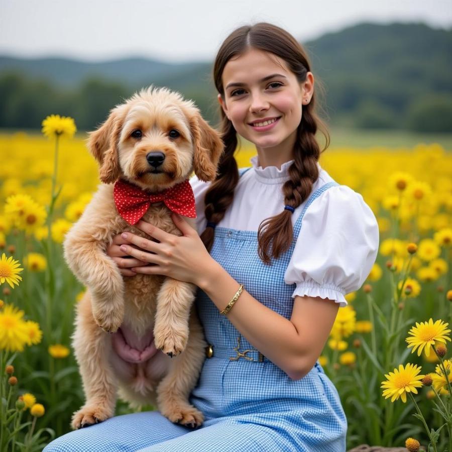 Matching Wizard of Oz Costumes for Dog and Owner