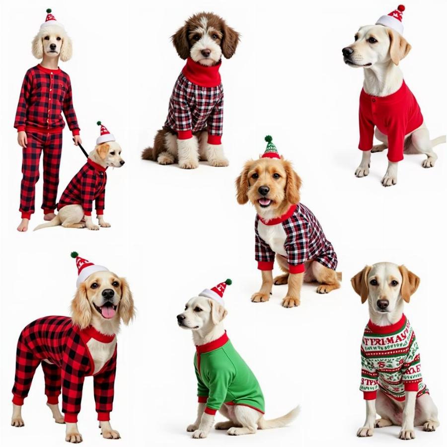 Christmas Pajama Styles for Dogs and Owners