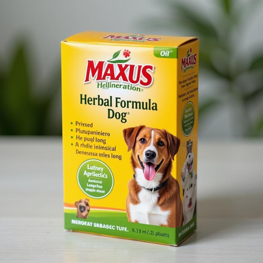 Hộp thực phẩm chức năng Maxus Herbal Formula Dog cho chó