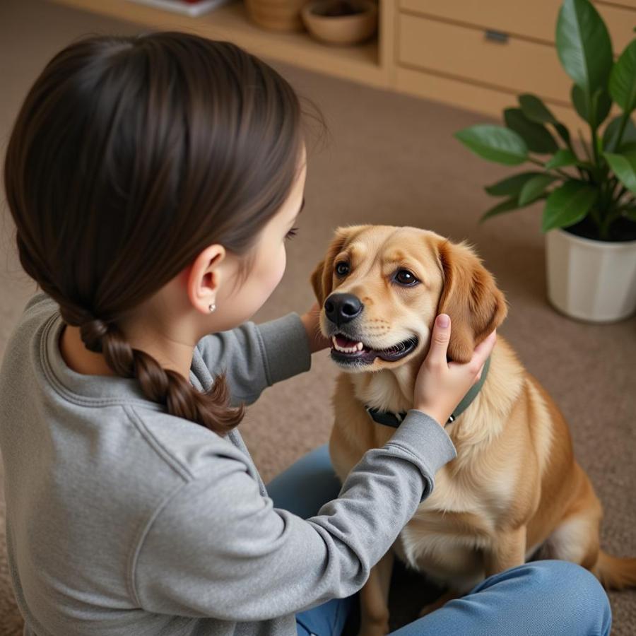 Mindful Interaction with a Dog