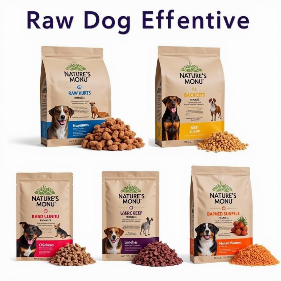 Nature's Menu Raw Dog Food Variety