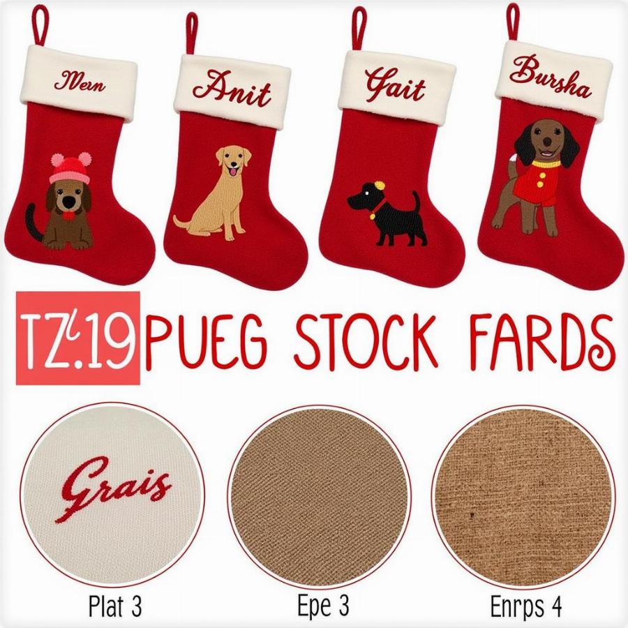 Personalized Dog Stocking Options