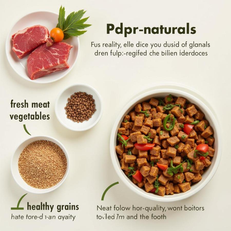 Petcurean Dog Food Ingredients: Fresh Meat and Vegetables