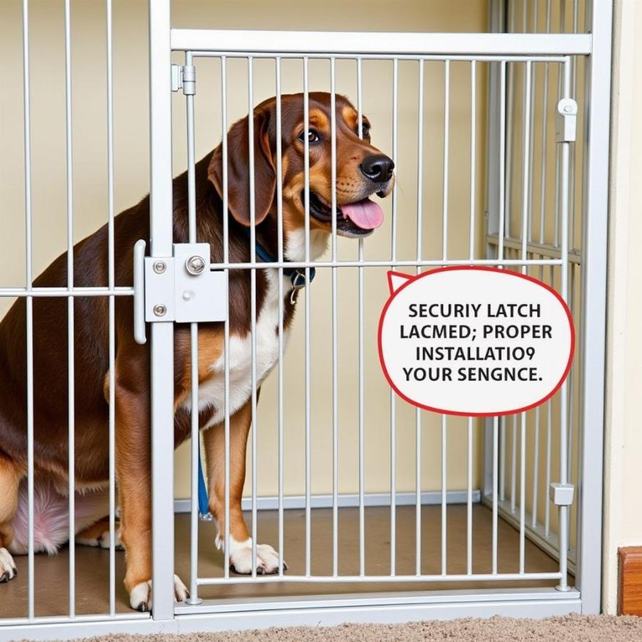 Preventing Dog Kennel Escapes: Secure Latch and Proper Installation