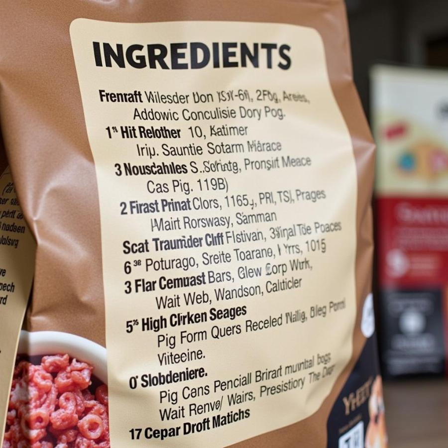 Pro Plan Senior Dog Food Ingredients List