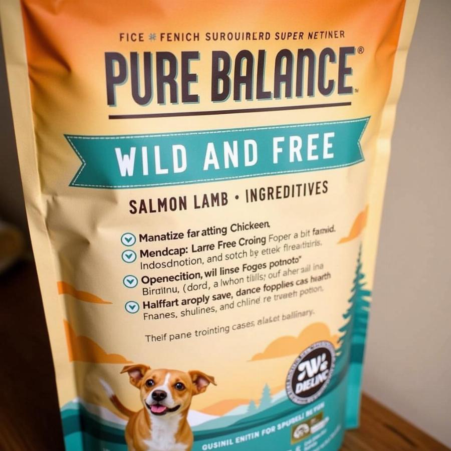 Pure Balance Wild and Free Dog Food Ingredients List