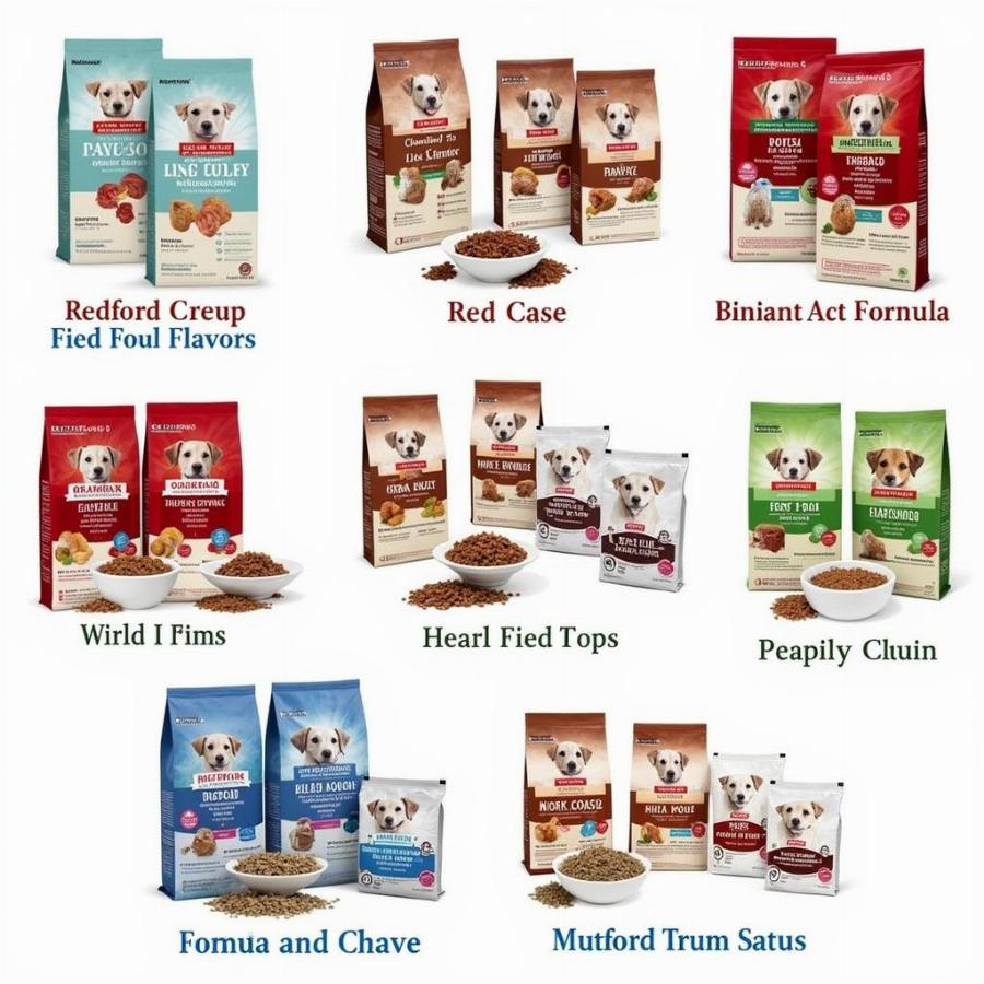 Redford Dog Food Product Variety